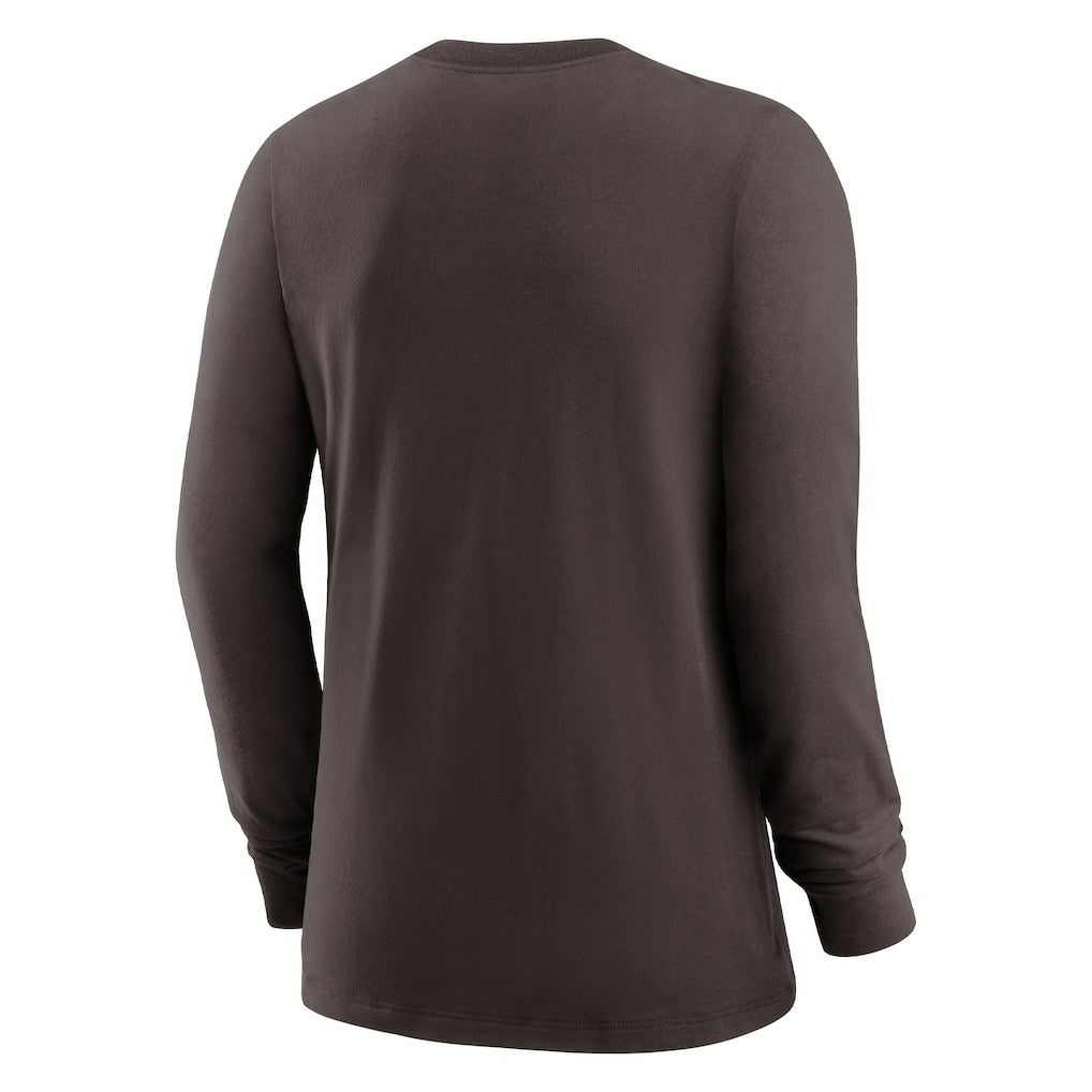 Cleveland Browns Nike Women's Prime Split Long Sleeve T-Shirt