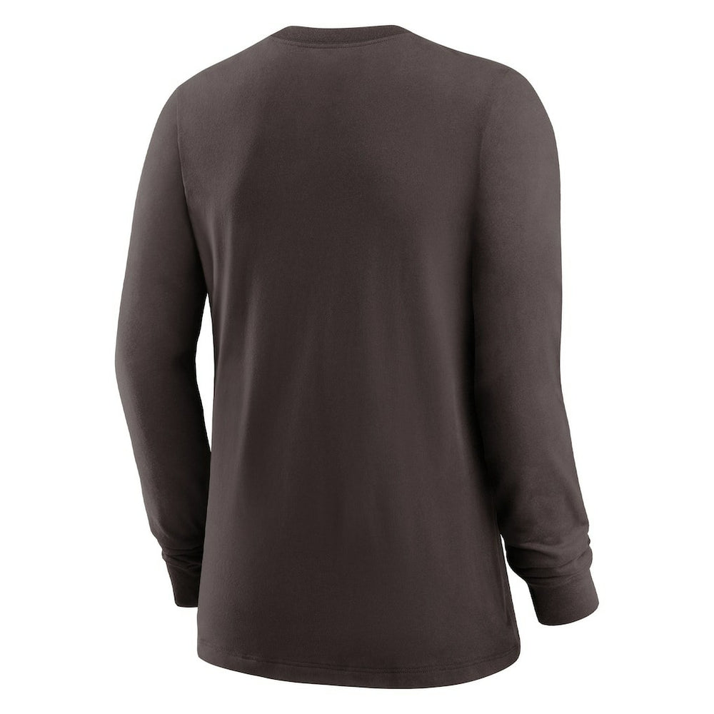 Cleveland Browns Nike Women's Prime Split Long Sleeve T-Shirt