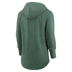 Green Bay Packers Nike Women's Minimal Statement Lightweight Raglan Funnel Neck Pullover Hoodie