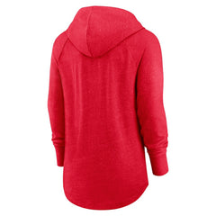 Kansas City Chiefs Nike Women's Minimal Statement Lightweight Raglan Funnel Neck Pullover Hoodie