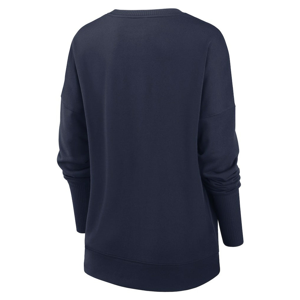 New York Giants Nike Women's Rewind Playback Icon Performance Pullover Sweatshirt