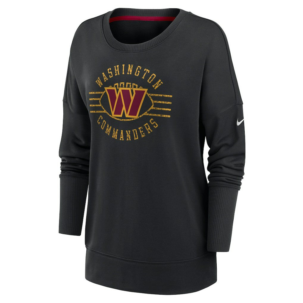 Washington Commanders Nike Women's Rewind Playback Icon Performance Pullover Sweatshirt