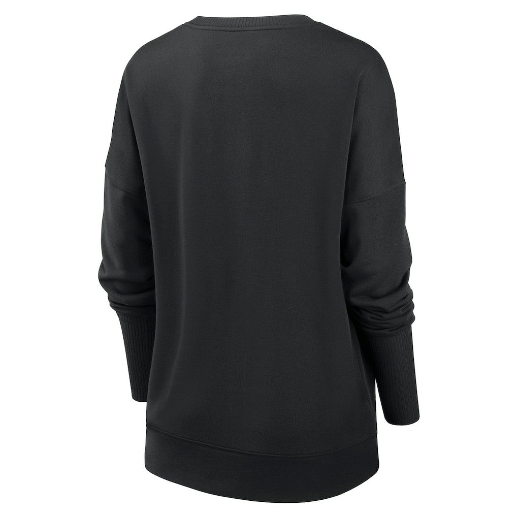 New Orleans Saints Nike Women's Rewind Playback Icon Performance Pullover Sweatshirt
