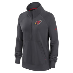 Arizona Cardinals Nike Women's Premium Raglan Performance Half-Zip Sweatshirt