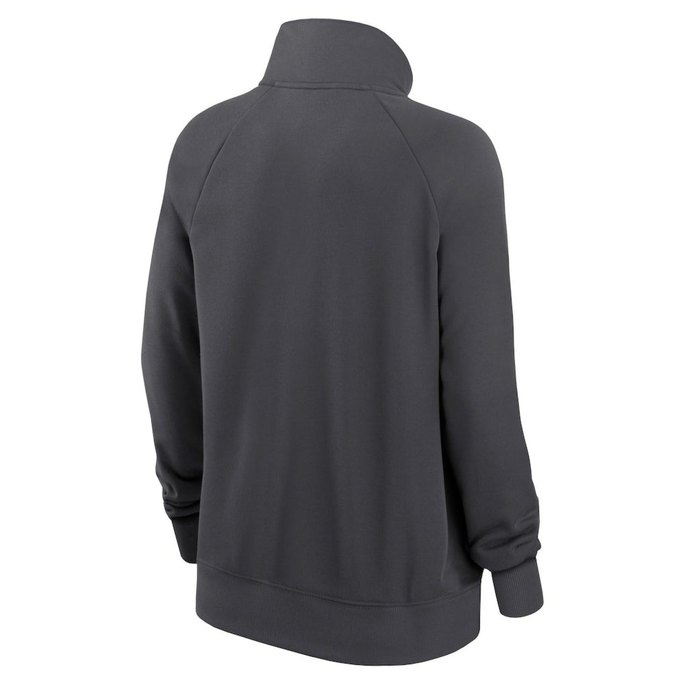Arizona Cardinals Nike Women's Premium Raglan Performance Half-Zip Sweatshirt
