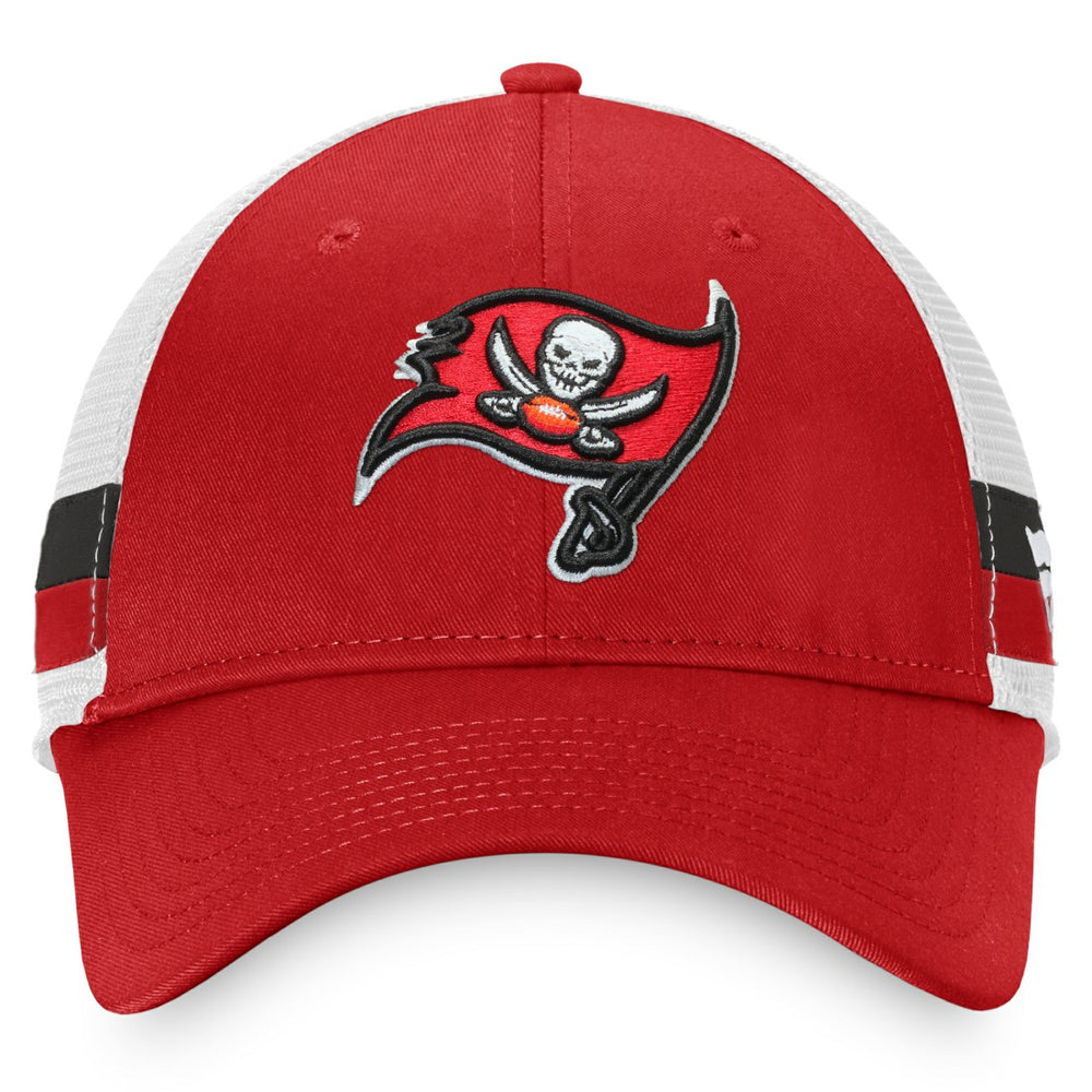 Tampa Bay Buccaneers Fanatics Iconic Team Stripe Trucker Snapback Hat