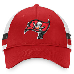 Tampa Bay Buccaneers Fanatics Iconic Team Stripe Trucker Snapback Hat