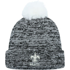 New Orleans Saints Fanatics Women's Iconic Cuffed Knit Hat with Pom
