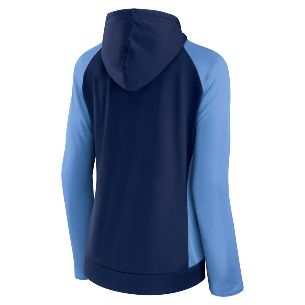 Tennessee Titans Fanatics Women's End Around Lightweight Raglan Full-Zip Hoodie Jacket