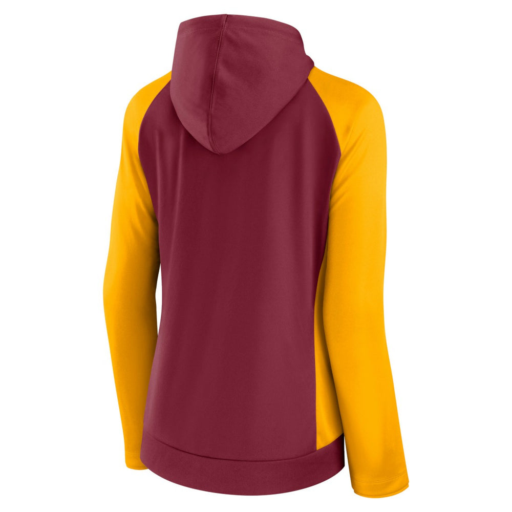 Washington Commanders Fanatics Women's End Around Lightweight Raglan Full-Zip Hoodie Jacket