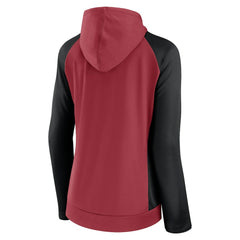 Arizona Cardinals Fanatics Women's End Around Lightweight Raglan Full-Zip Hoodie Jacket