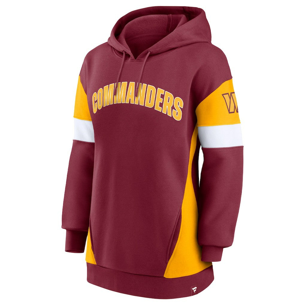 Washington Commanders Fanatics Women's Lock It Down Pullover Hoodie