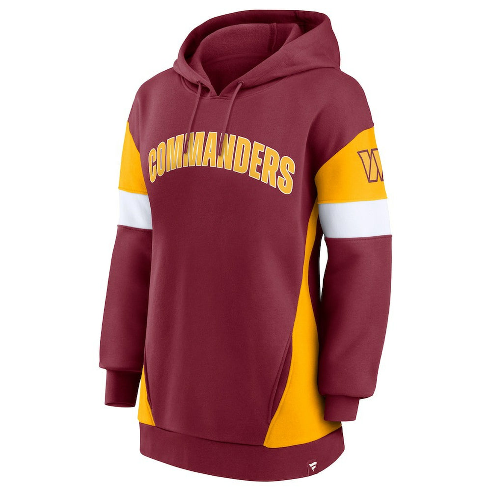 Washington Commanders Fanatics Women's Lock It Down Pullover Hoodie