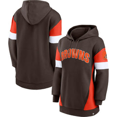Cleveland Browns Fanatics Women's Lock It Down Pullover Hoodie