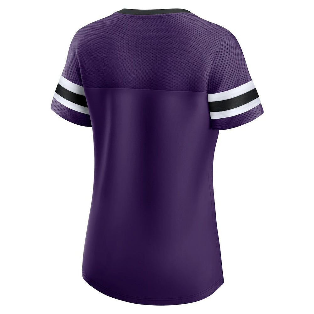 Baltimore Ravens Fanatics Women's Original State Lace-Up T-Shirt