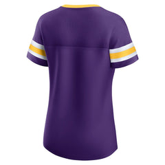 Minnesota Vikings Fanatics Women's Original State Lace-Up T-Shirt