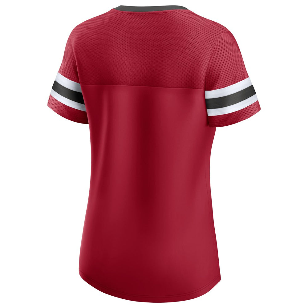 Tampa Bay Buccaneers Fanatics Women's Original State Lace-Up T-Shirt