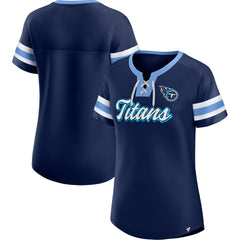 Tennessee Titans Fanatics Women's Original State Lace-Up T-Shirt