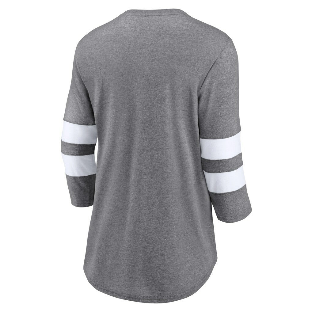 Cleveland Browns Fanatics Women's Primary Logo 3/4 Sleeve Scoop Neck T-Shirt