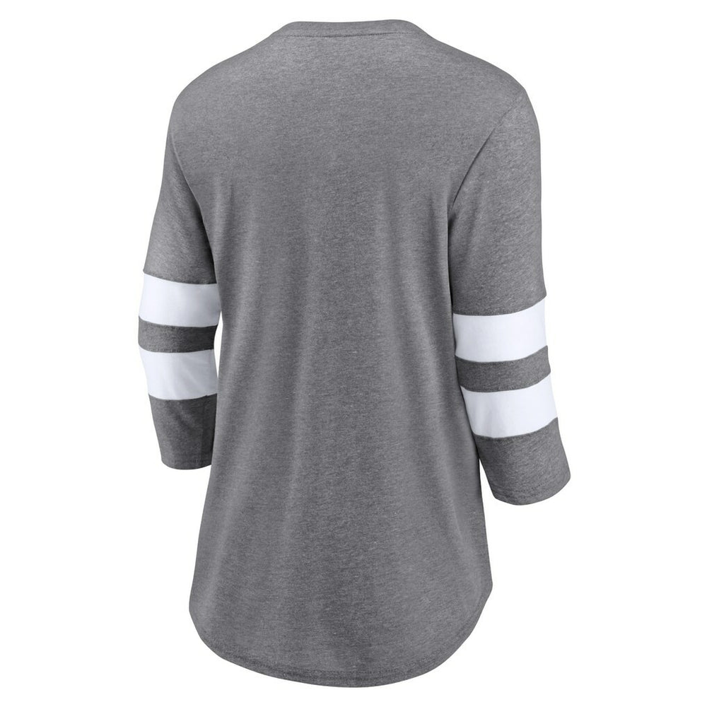 Cleveland Browns Fanatics Women's Primary Logo 3/4 Sleeve Scoop Neck T-Shirt