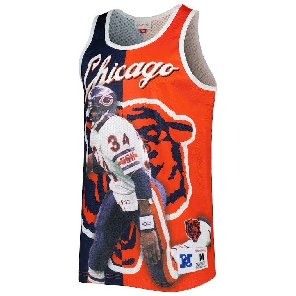 Chicago Bears Mitchell & Ness Walter Payton  Retired Player Graphic Tank Top