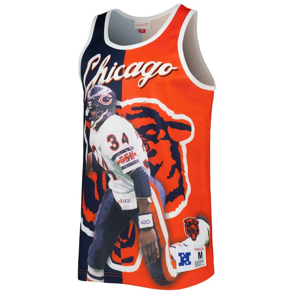 Chicago Bears Mitchell & Ness Walter Payton  Retired Player Graphic Tank Top