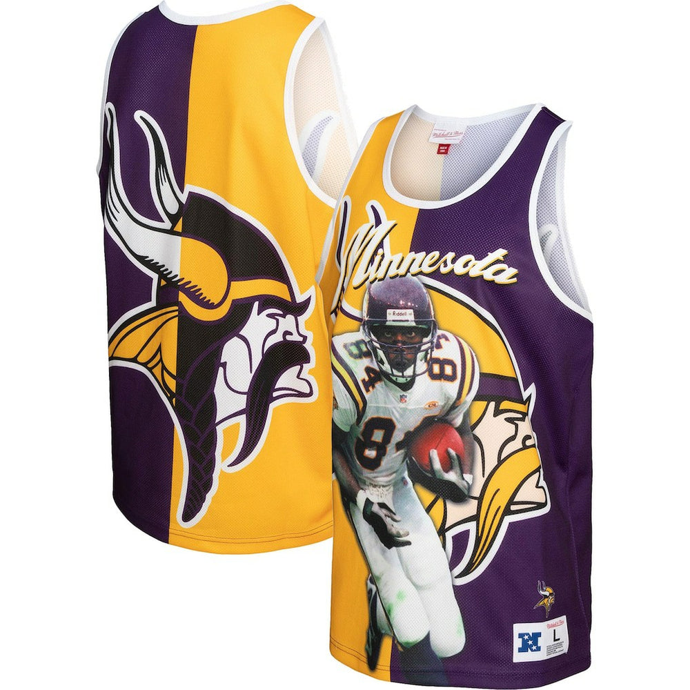 Minnesota Vikings Mitchell & Ness Randy Moss  Retired Player Graphic Tank Top