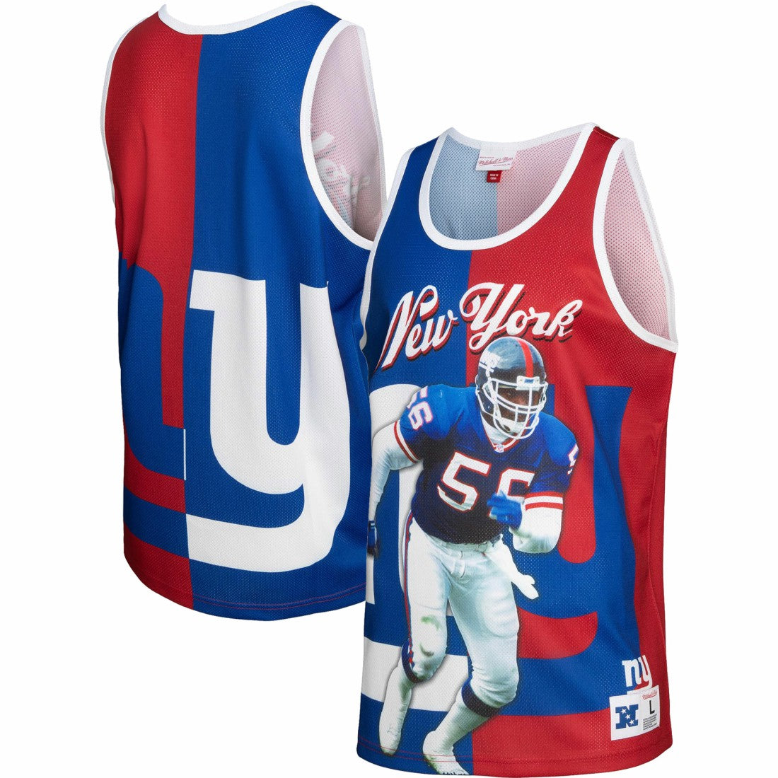 New York Giants Mitchell & Ness Lawrence Taylor  Retired Player Graphic Tank Top