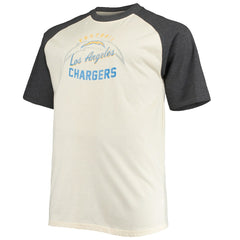 Los Angeles Chargers  Justin Herbert  Big & Tall Player Name & Number Raglan T-Shirt
