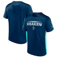 Seattle Kraken Fanatics Authentic Pro Rink Tech T-Shirt On Sale