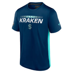 Seattle Kraken Fanatics Authentic Pro Rink Tech T-Shirt On Sale