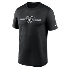 Las Vegas Raiders Nike Horizontal Lockup Legend Performance T-Shirt
