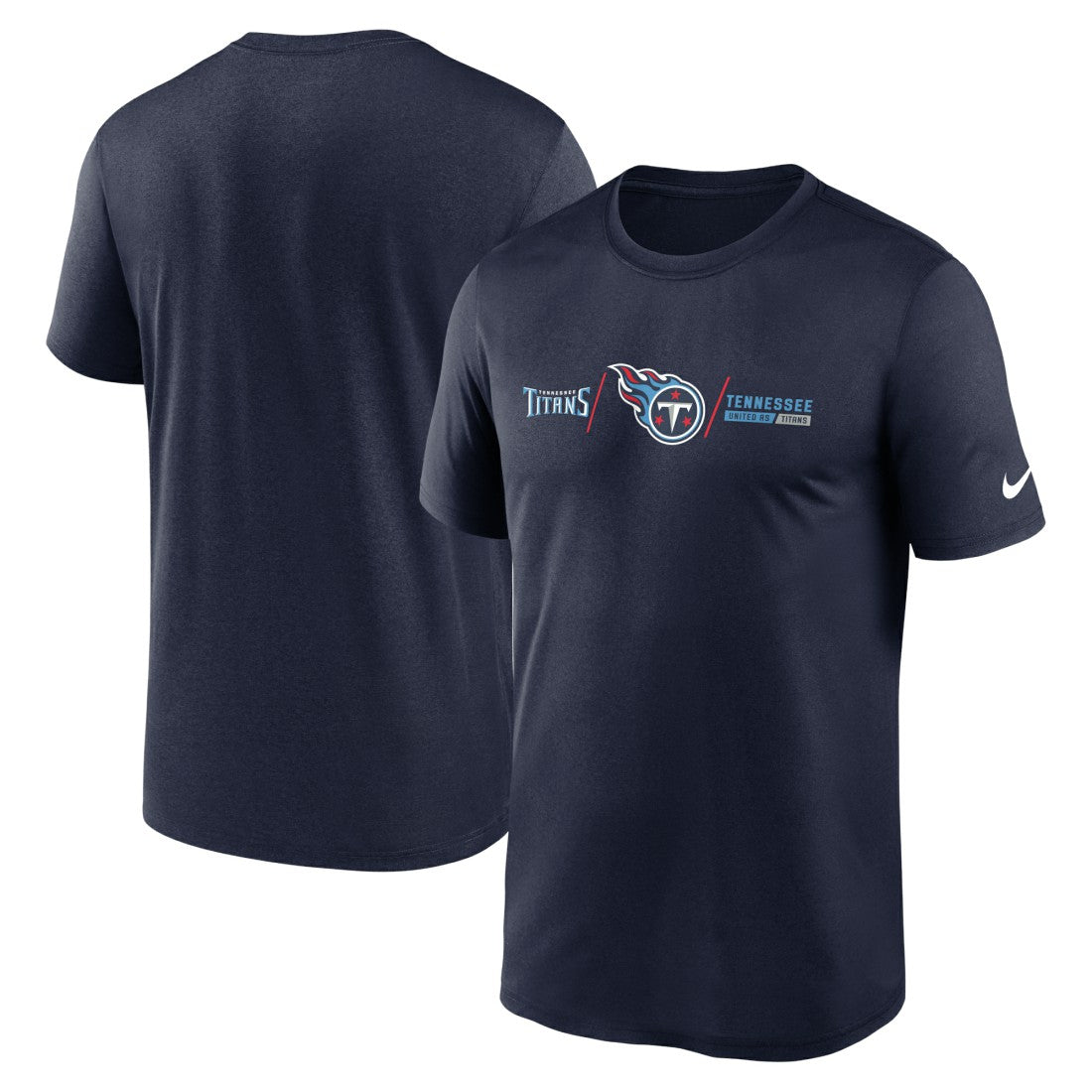 Tennessee Titans Nike Horizontal Lockup Legend Performance T-Shirt