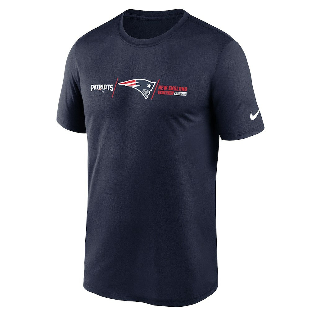 New England Patriots Nike Horizontal Lockup Legend T-Shirt