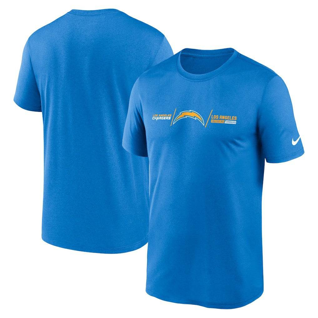 Los Angeles Chargers Nike Horizontal Lockup Legend T-Shirt