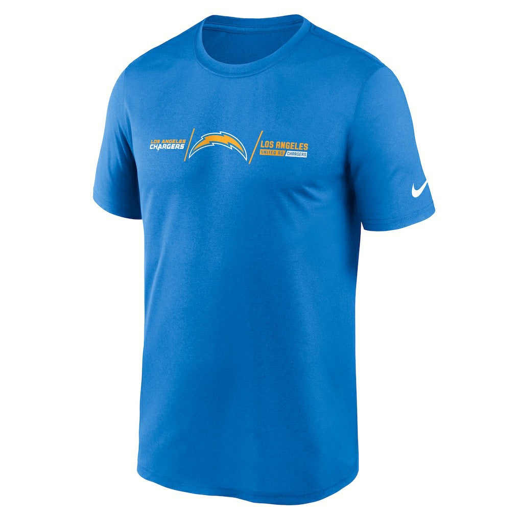 Los Angeles Chargers Nike Horizontal Lockup Legend T-Shirt