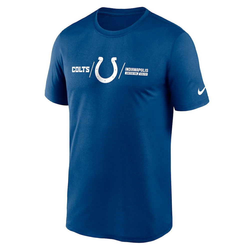 Indianapolis Colts Nike Horizontal Lockup Legend Performance T-Shirt