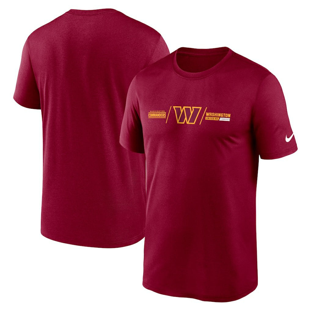 Washington Commanders Nike Horizontal Lockup Legend T-Shirt