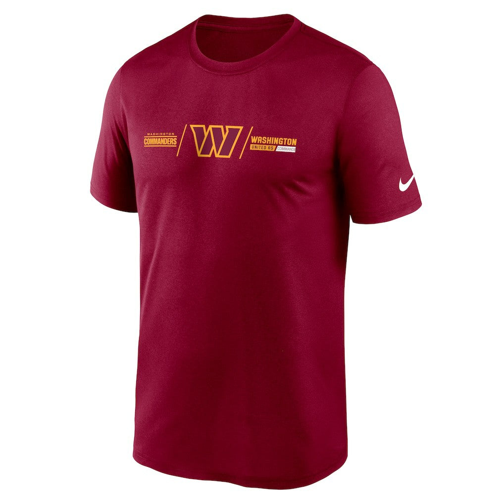 Washington Commanders Nike Horizontal Lockup Legend T-Shirt