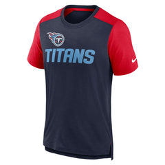 Tennessee Titans Nike Color Block Team Name T-Shirt