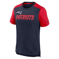 New England Patriots Nike Color Block Team Name T-Shirt