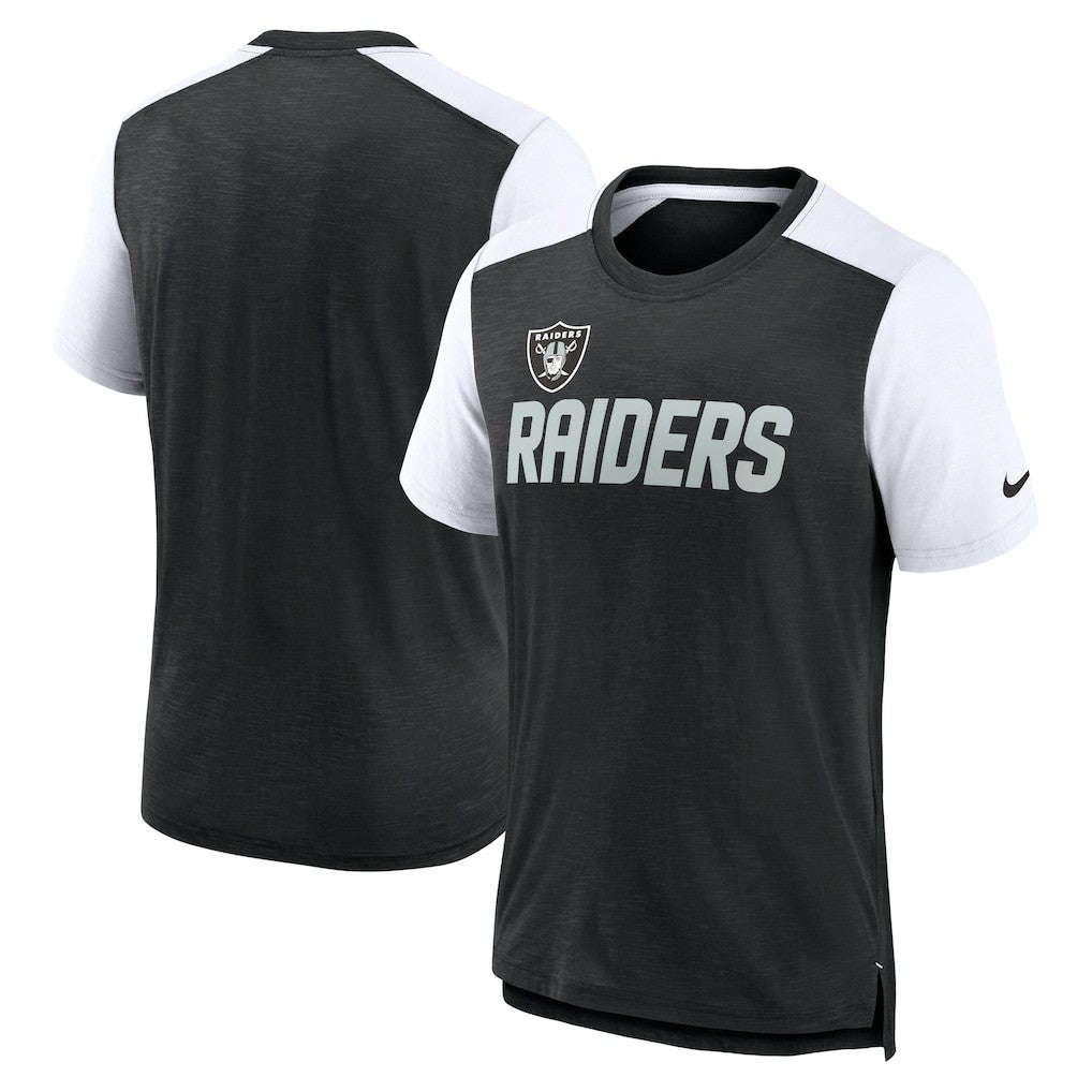Las Vegas Raiders Nike Color Block Team Name T-Shirt