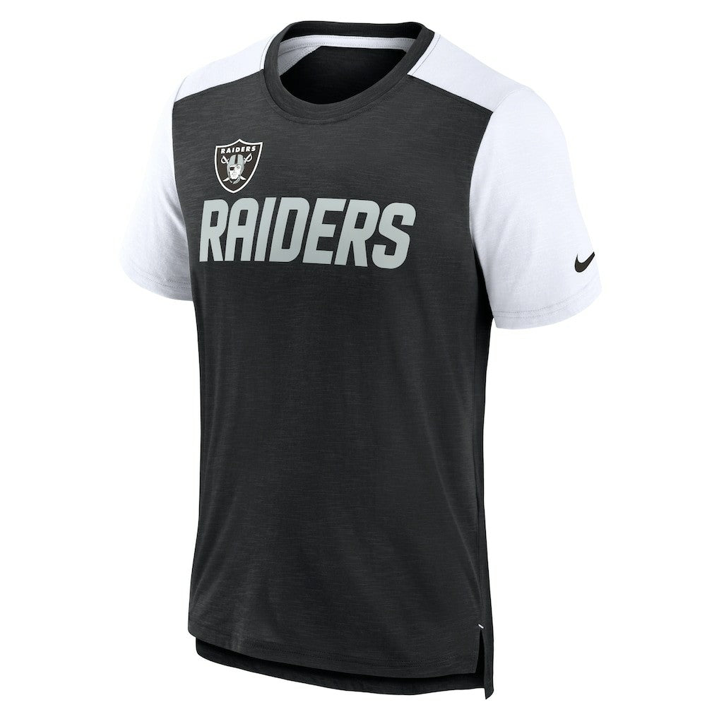 Las Vegas Raiders Nike Color Block Team Name T-Shirt