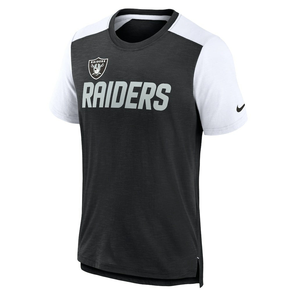 Las Vegas Raiders Nike Color Block Team Name T-Shirt