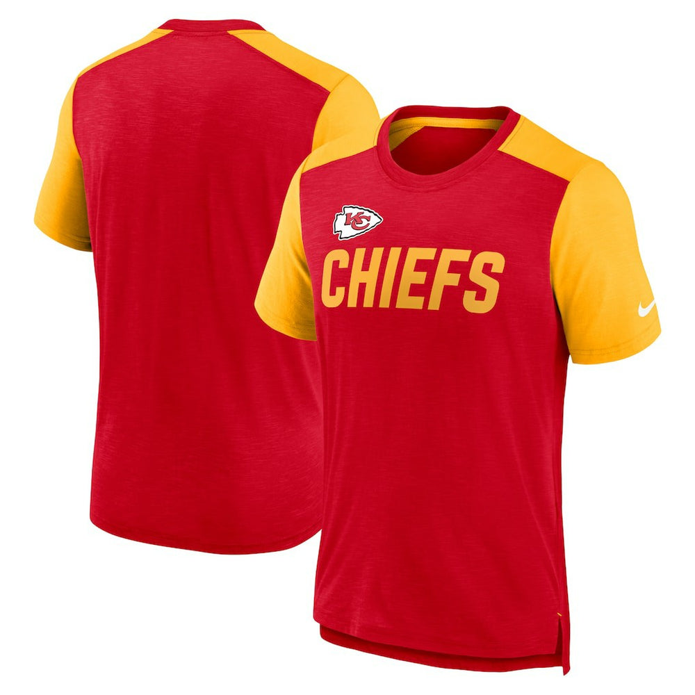 Kansas City Chiefs Nike Color Block Team Name T-Shirt