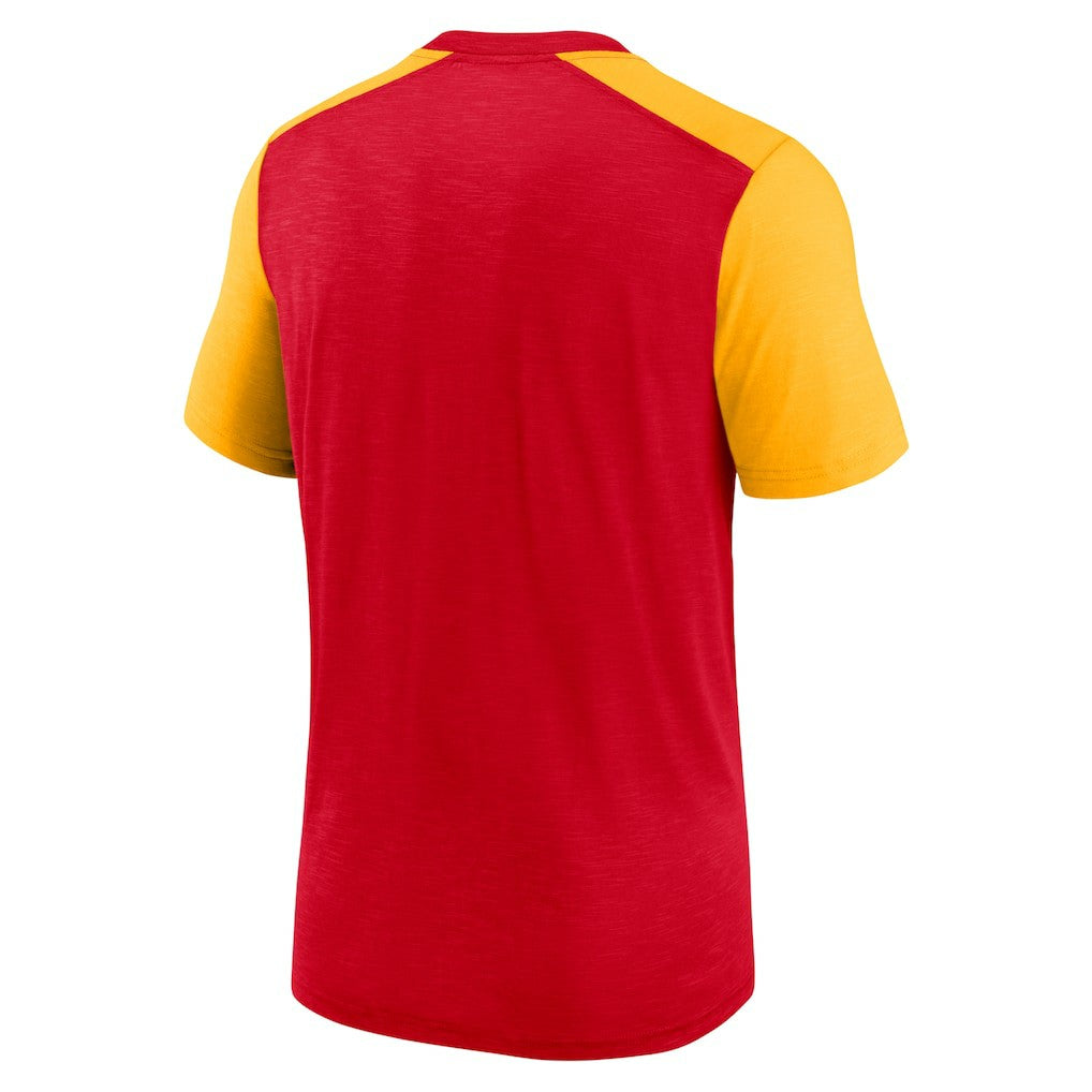 Kansas City Chiefs Nike Color Block Team Name T-Shirt