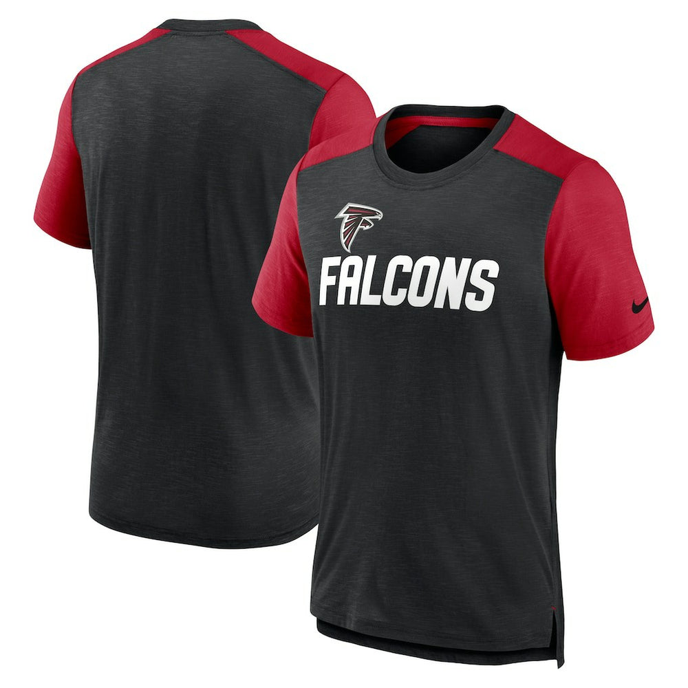 Atlanta Falcons Nike Color Block Team Name T-Shirt