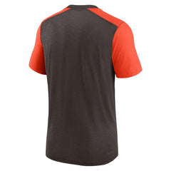 Cleveland Browns Nike Color Block Team Name T-Shirt
