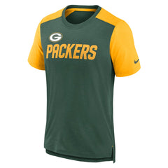 Green Bay Packers Nike Color Block Team Name T-Shirt