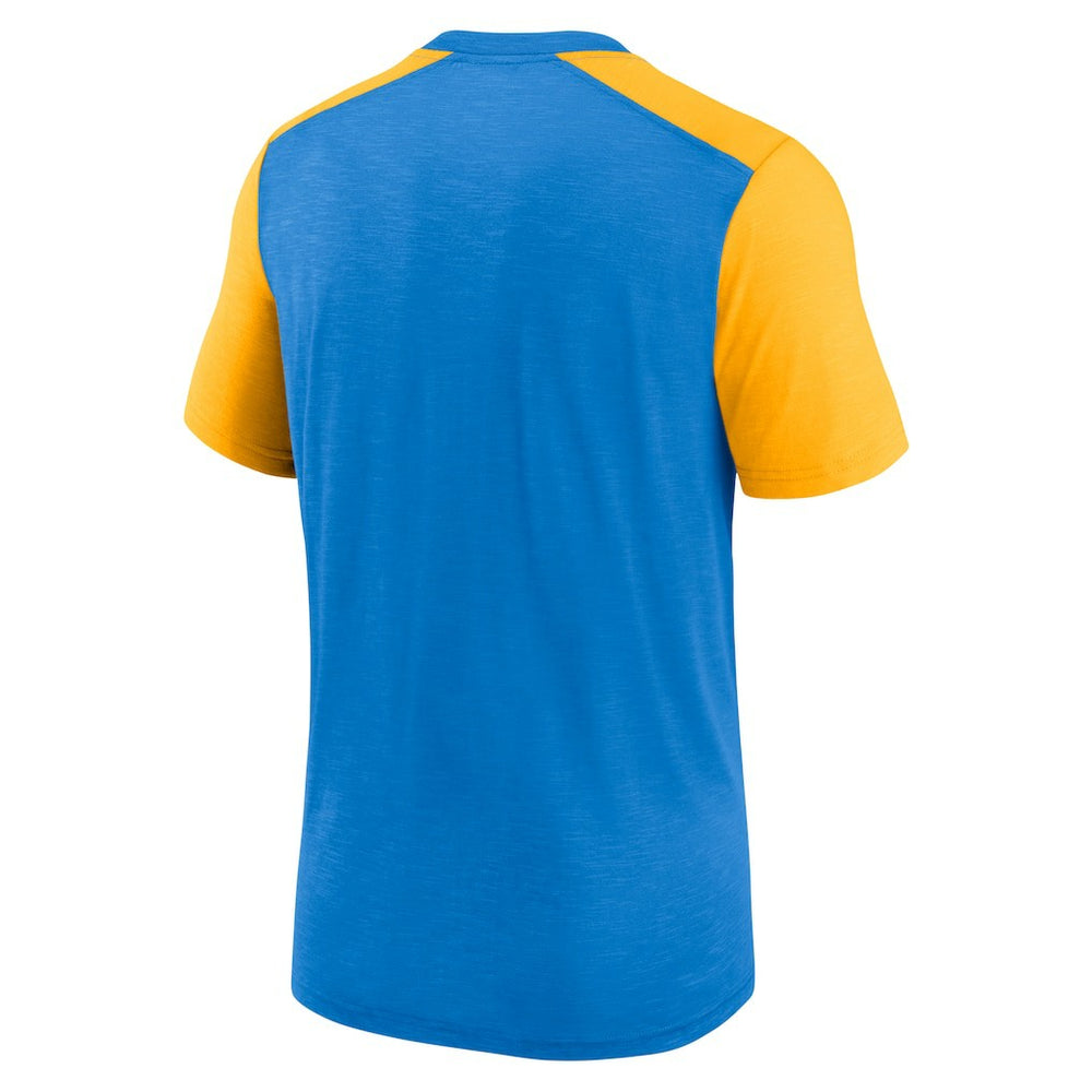 Los Angeles Chargers Nike Color Block Team Name T-Shirt